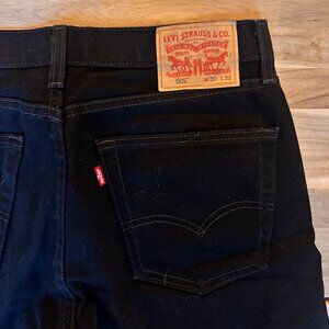 Men's Levis 505 Black Jeans - like new! W30 L32